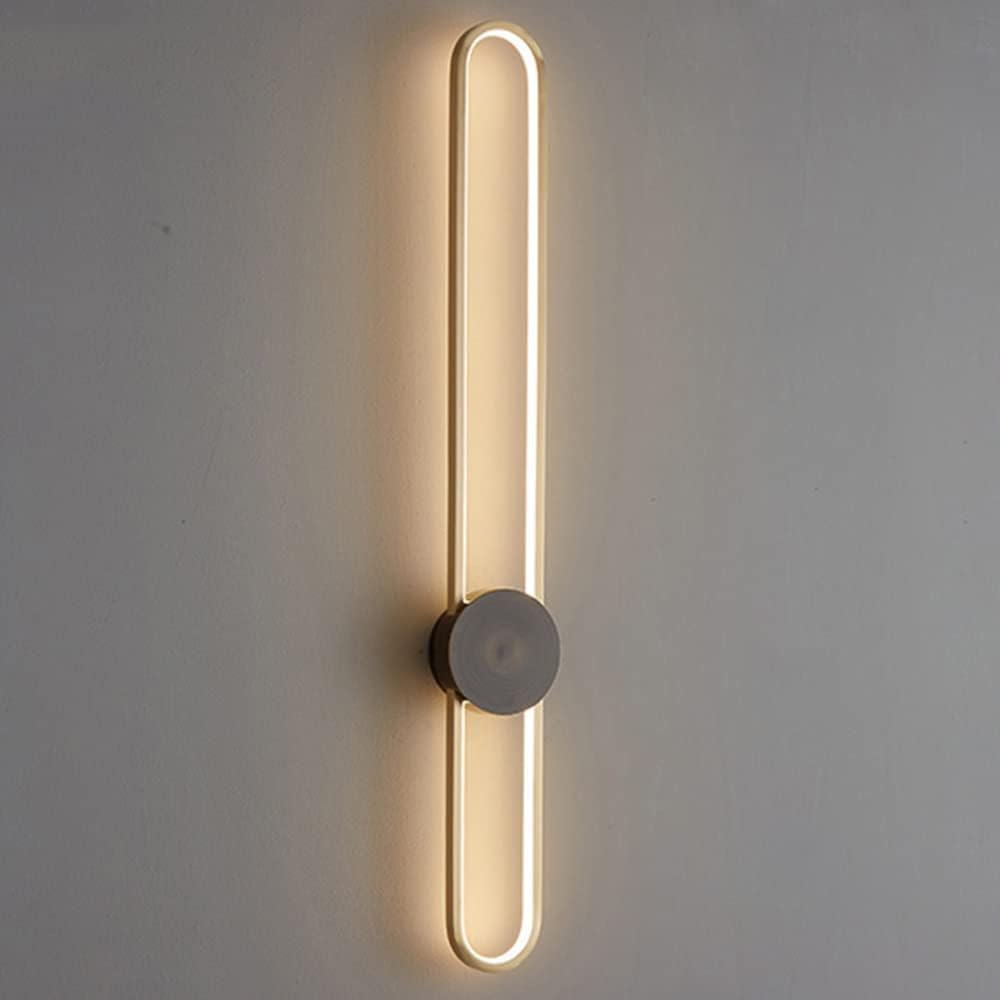Modern Creative Three-Color Dimmable Copper LED Wall Lantern Indoor Ceiling Astigmatism Lamp Bedroom Living Room Wall Mounted