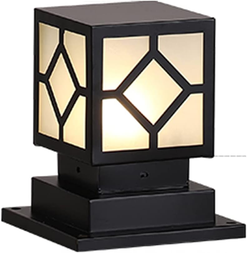 3000K/6000K Manual Adjustment LED Column Headlight Waterproof Outdoor Post Light Fixtures Streetlights Exteriors Traditional