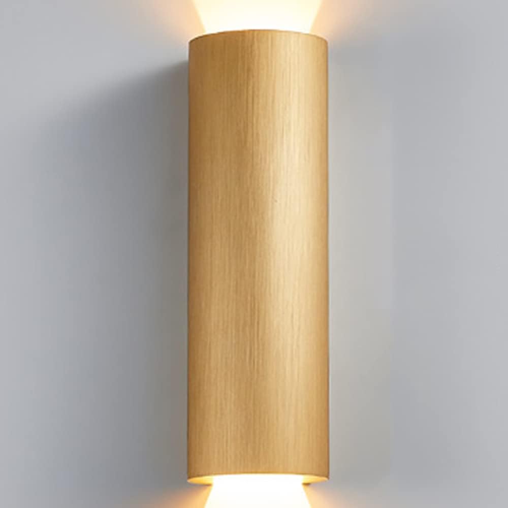 12W Cylindrical LED Wall Lamp Aluminum Modern Simple Indoor Downlight Warm 3000K Light Bedroom Living Room Wall Mounted Lantern