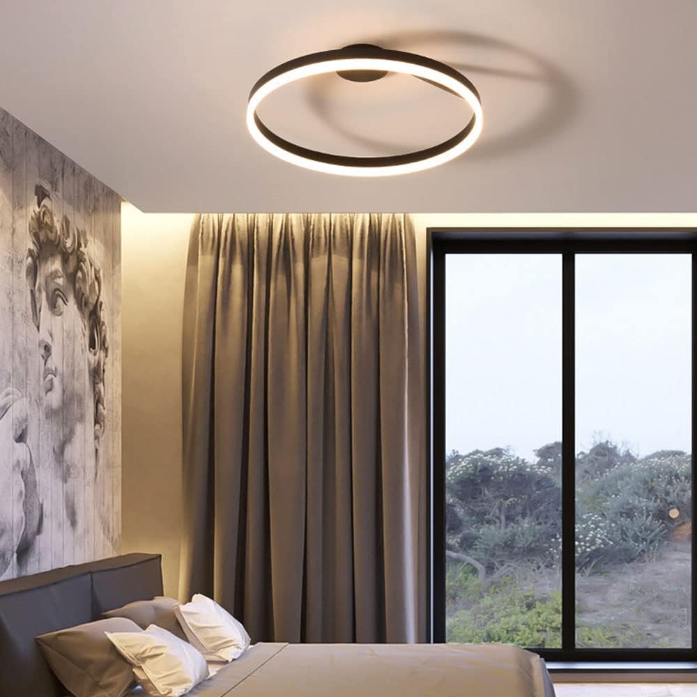 Minimalist Ceiling Lamp Circle Led Ceiling Light for Living Room Bedroom Restaurant Hall Minimalist Surface Mounted Aluminum