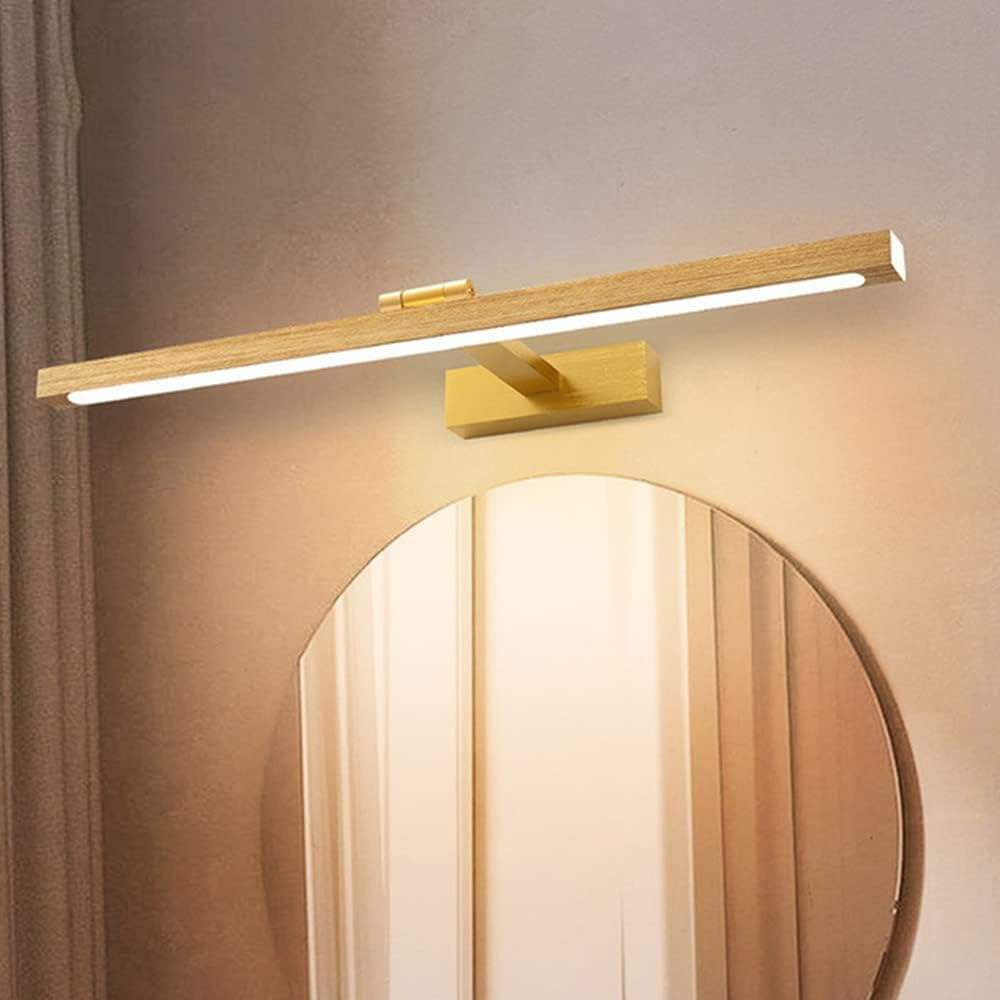 Creative Gold Aluminum LED Wall Sconces Modern Rectangle Bracket Light Mirror Front Living Room Dresser Indoor Deco Wall