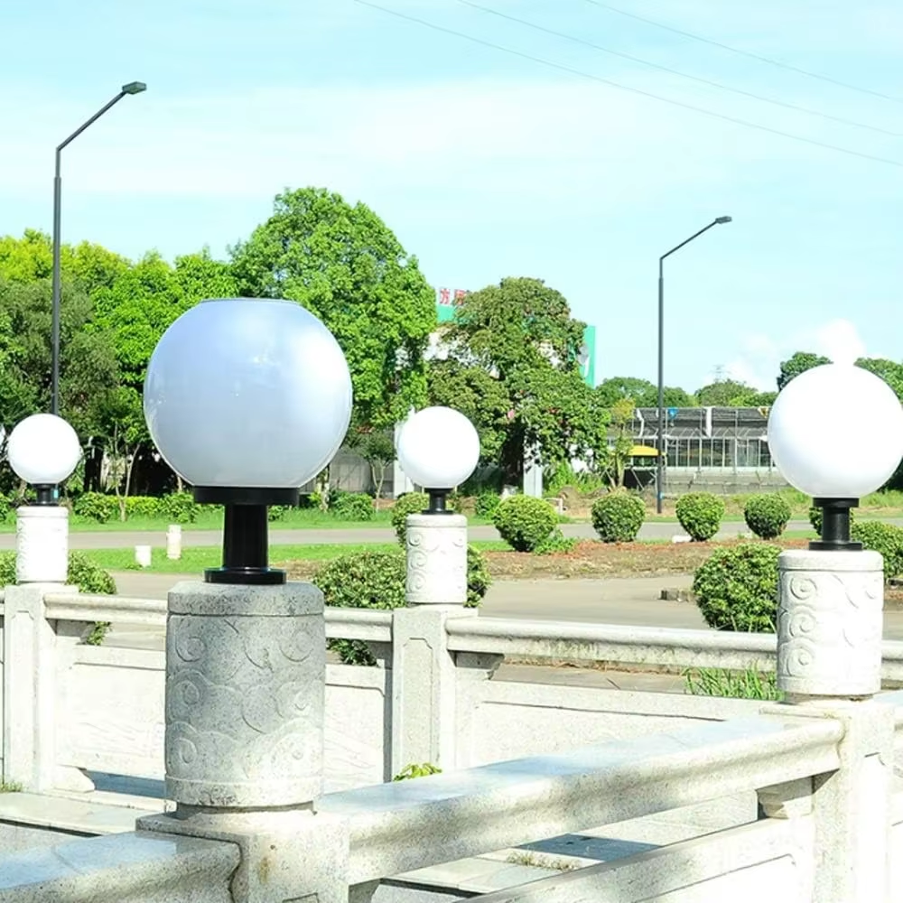 High Brightness IP65 Waterproof LED Solar Patio Landscape Pillar Lamp Electric Outdoor Decoration for Garden Lawn Courtyard DC