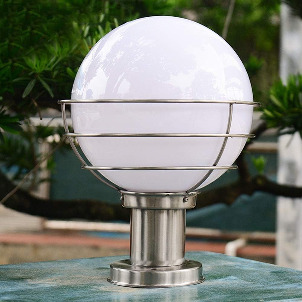 Modern IP55 Waterproof Outdoor Garden Landscape Lights Rainproof Pillar Light Column Lamp Globe Post Lantern Patio Gate Lighting
