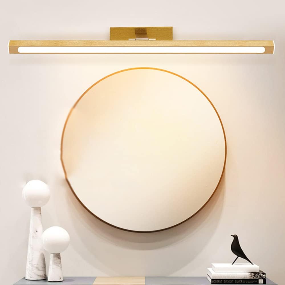 Creative Gold Aluminum LED Wall Sconces Modern Rectangle Bracket Light Mirror Front Living Room Dresser Indoor Deco Wall