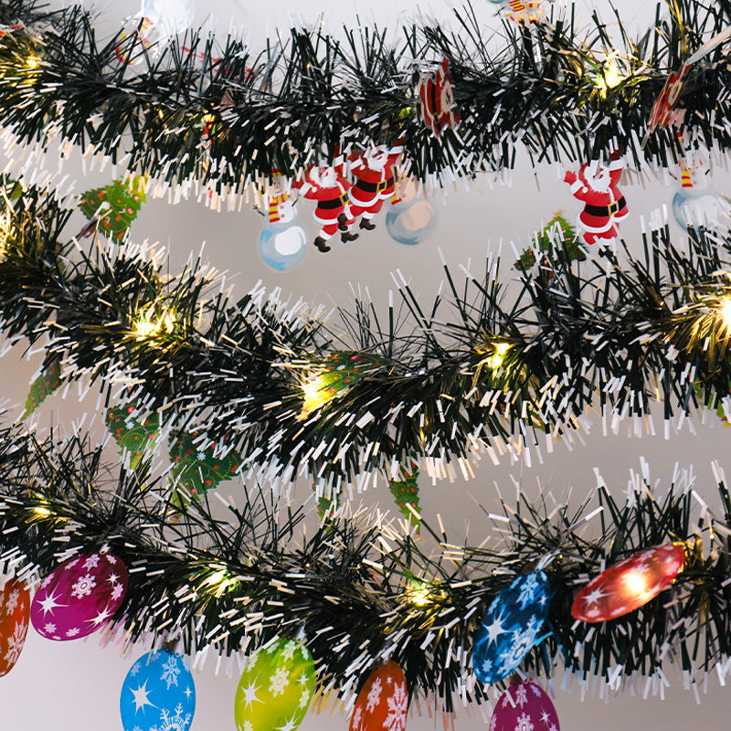 IP65 Waterproof LED Christmas Ribbon Lamp Copper Wire Atmosphere String Lights Party Decorations Wool Strip Lamp Cross-Border