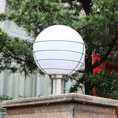 Modern IP55 Waterproof Outdoor Garden Landscape Lights Rainproof Pillar Light Column Lamp Globe Post Lantern Patio Gate Lighting
