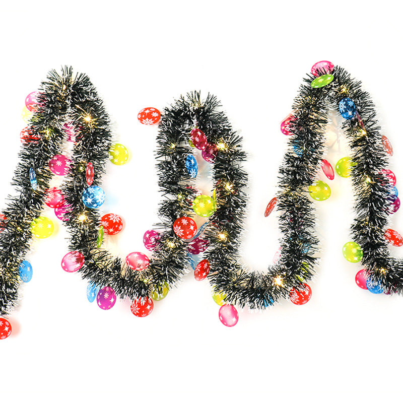 IP65 Waterproof LED Christmas Ribbon Lamp Copper Wire Atmosphere String Lights Party Decorations Wool Strip Lamp Cross-Border