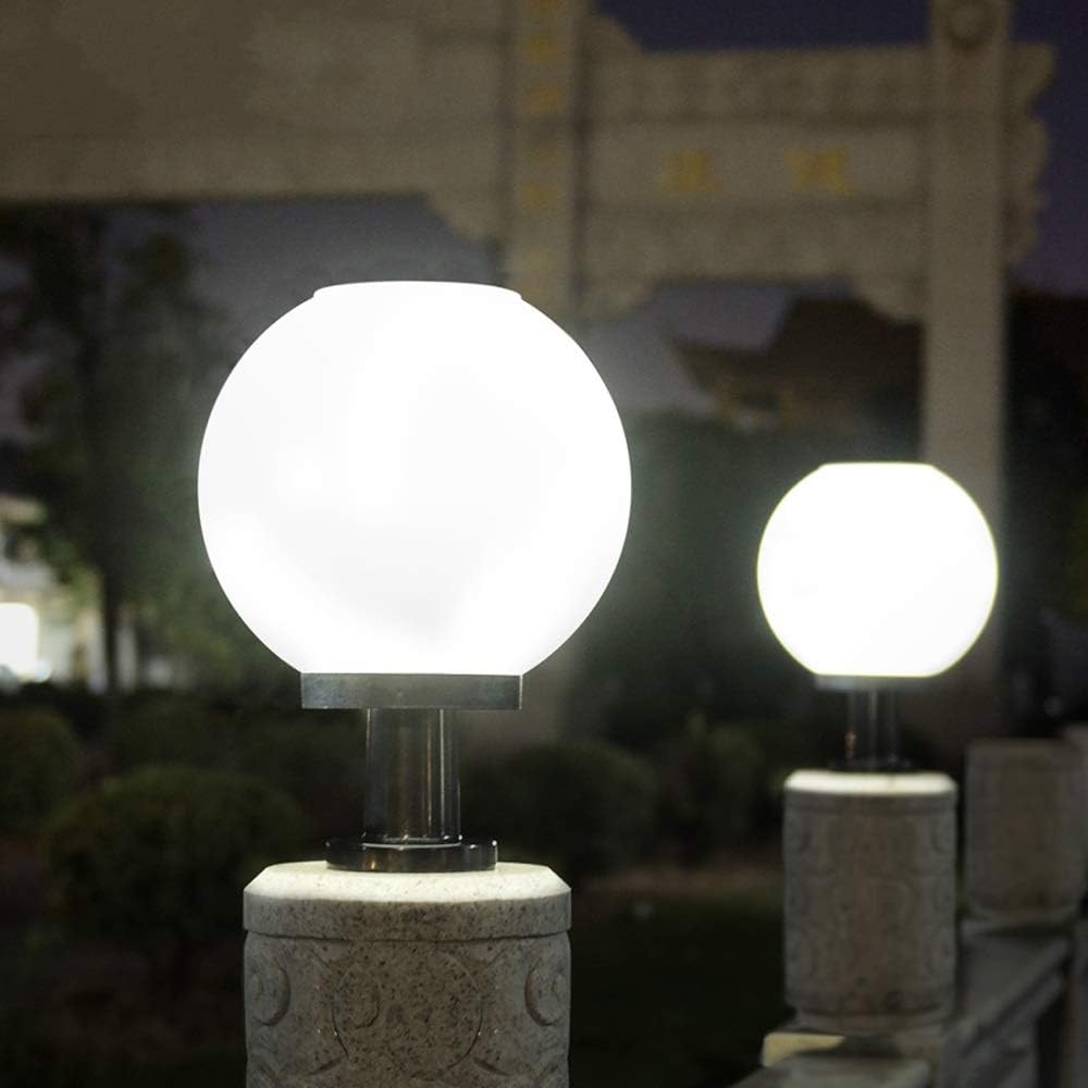 High Brightness IP65 Waterproof LED Solar Patio Landscape Pillar Light Courtyard Electric Outdoor Decoration Garden Lawn DC