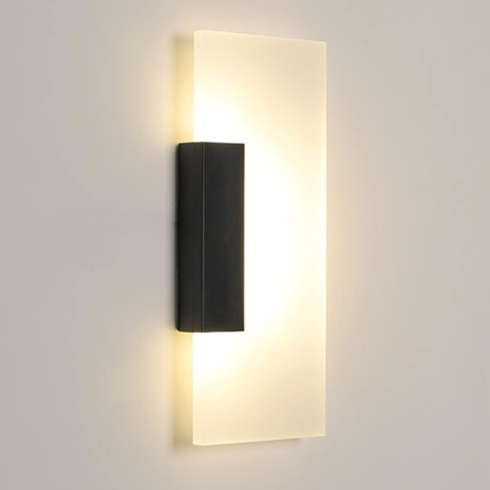 Modern 8W/12W LED Wall Light Tube Simple Retro Design Home Decor Gold Aluminum Living Room Dining Room Coffee Bar Office Acrylic