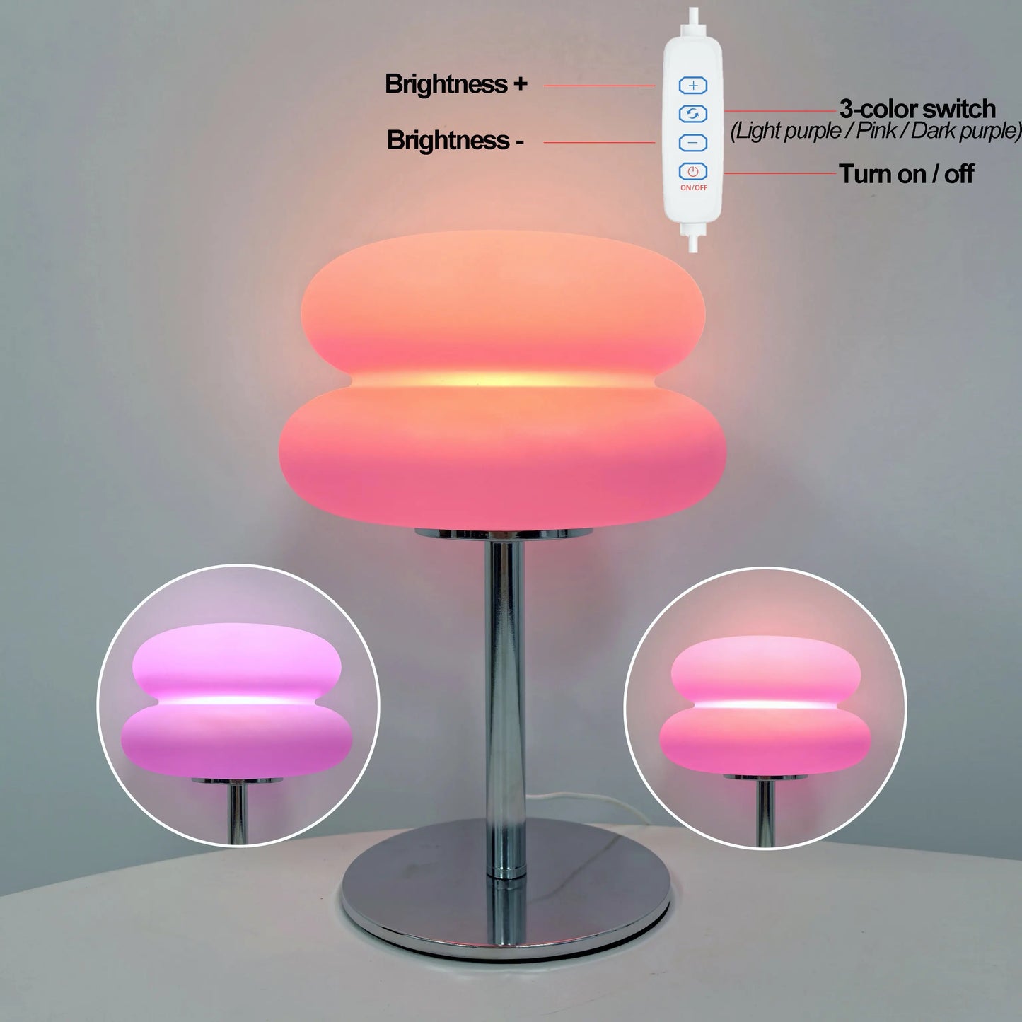 2025 Cream LED Night Light Modern Nordic Style Dropable Table Lamp Living Room Cordless DC Plastic 20 E14 Battery Power Metal