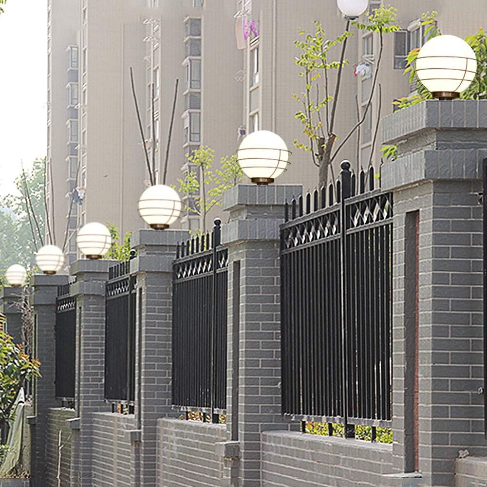 Modern IP55 Waterproof Outdoor Garden Landscape Lights Rainproof Pillar Light Column Lamp Globe Post Lantern Patio Gate Lighting