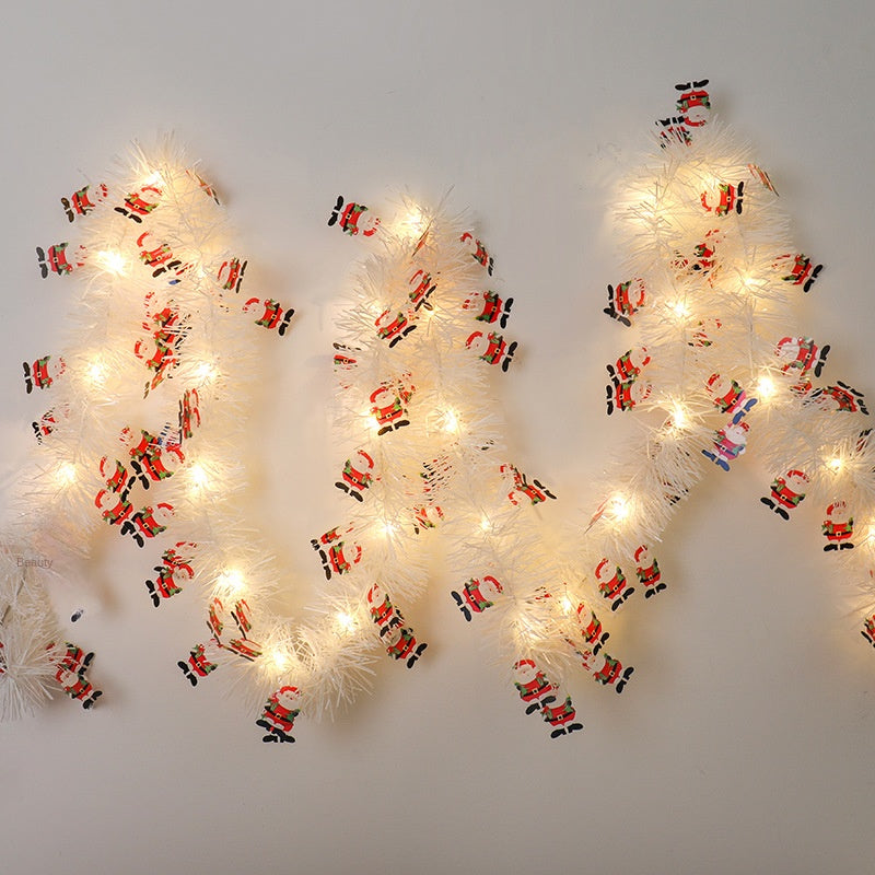 IP65 Waterproof LED Christmas Ribbon Lamp Copper Wire Atmosphere String Lights Party Decorations Wool Strip Lamp Cross-Border