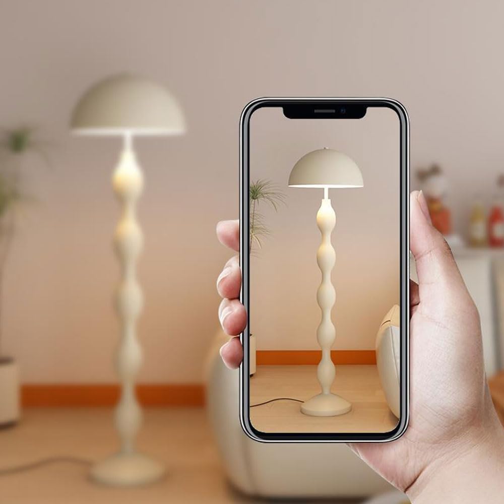 Modern Creative Fashion Floor Lamp Tall Standing Lamps with Foot Switch Indoor for Living Room Study Room Office Bedroom LED 60