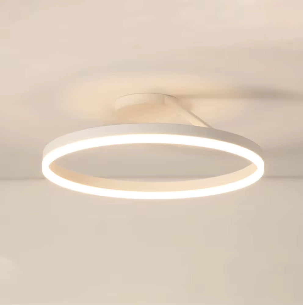 Minimalist Ceiling Lamp Circle Led Ceiling Light for Living Room Bedroom Restaurant Hall Minimalist Surface Mounted Aluminum