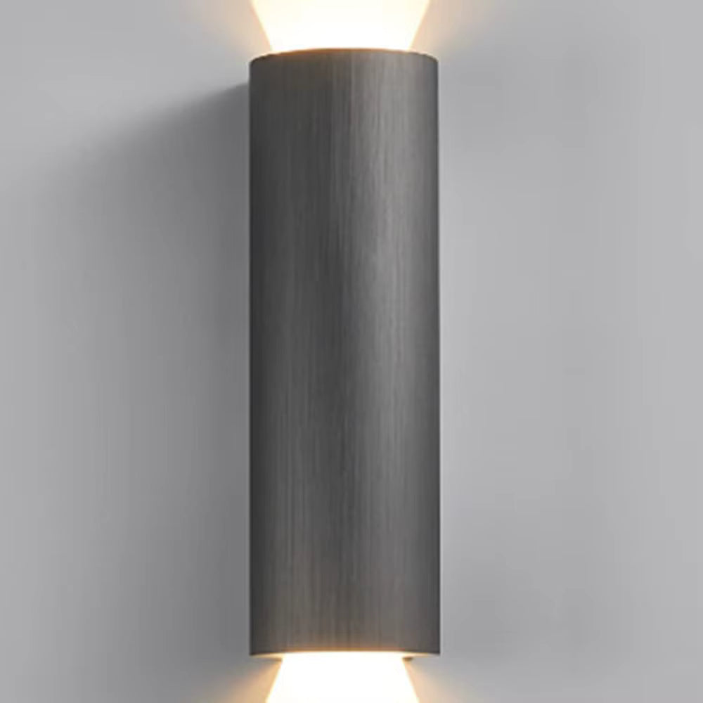12W Cylindrical LED Wall Lamp Aluminum Modern Simple Indoor Downlight Warm 3000K Light Bedroom Living Room Wall Mounted Lantern