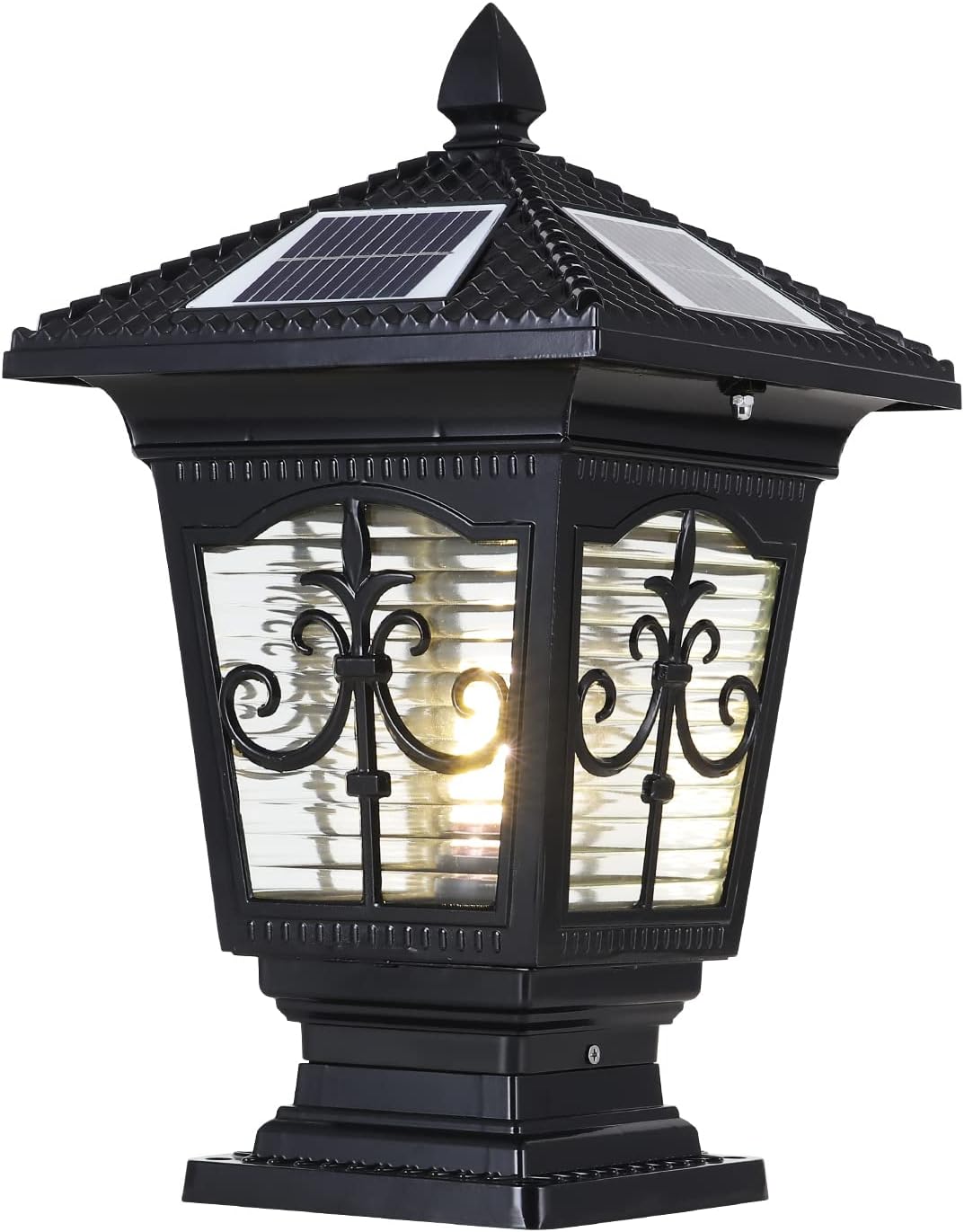 Column Light IP65 Waterproof Post Cap Lamp LED Solar Outdoor E27 Pillar Lights Garden Lamp