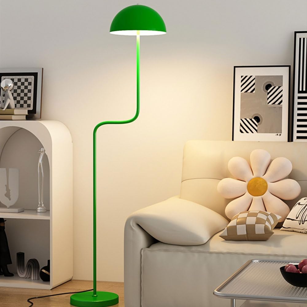 Creative Indoor Standing Lamps Glass Lampshade Creative Floor Light Living Room Office Study Vertical Lighting Tall Floor Lamp
