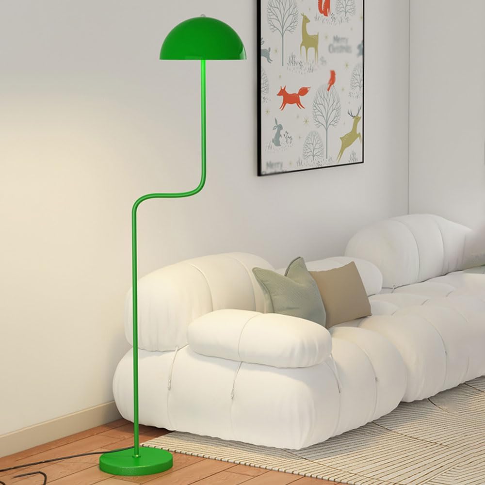 Creative Indoor Standing Lamps Glass Lampshade Creative Floor Light Living Room Office Study Vertical Lighting Tall Floor Lamp