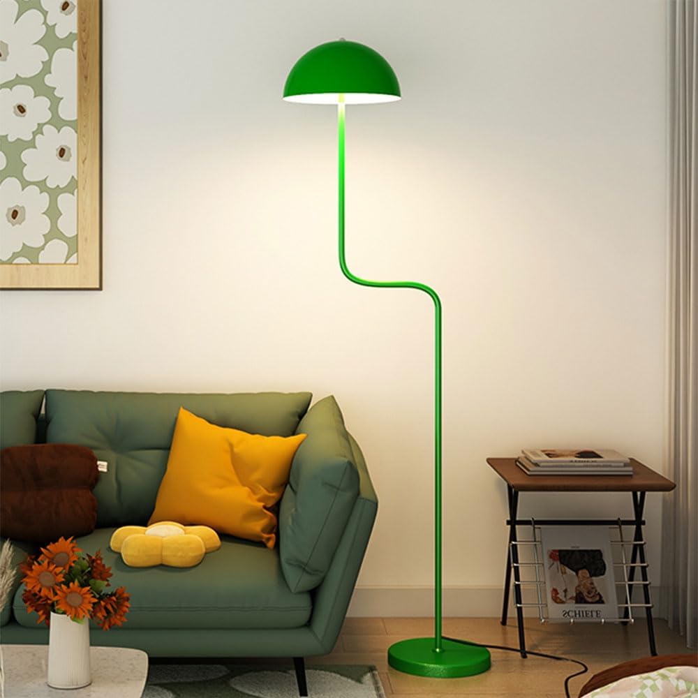 Creative Indoor Standing Lamps Glass Lampshade Creative Floor Light Living Room Office Study Vertical Lighting Tall Floor Lamp