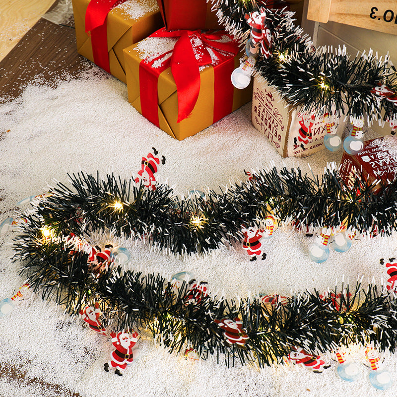 IP65 Waterproof LED Christmas Ribbon Lamp Copper Wire Atmosphere String Lights Party Decorations Wool Strip Lamp Cross-Border