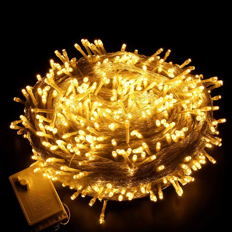Outdoor Waterproof LED String Christmas Lights Festive Indoor and Outdoor Decorative Lighting