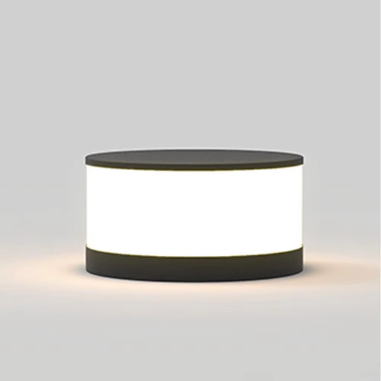 Minimalist LED Garden Wall Patio Post Light Fixtures Waterproof Acrylic Lamp Shade E27 Base Street Lights Post Column Headlight