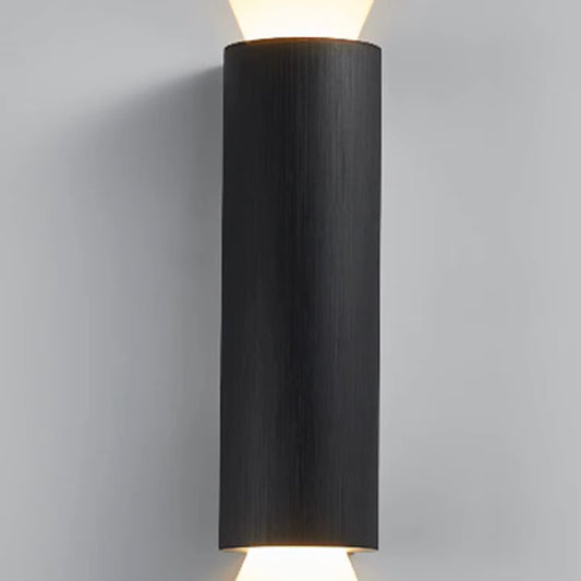 12W Cylindrical LED Wall Lamp Aluminum Modern Simple Indoor Downlight Warm 3000K Light Bedroom Living Room Wall Mounted Lantern